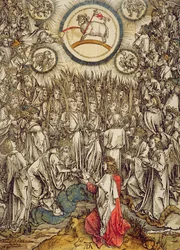 The Lamb of God appears on Mount Sion